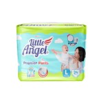 Подгузники-трусики детские, Little Angel (Литтл Энджел) 9-14 кг р. 4 L 24 шт Премьер