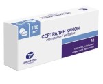 Сертралин Канон, таблетки покрытые пленочной оболочкой 100 мг 30 шт