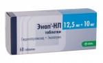 Энап-НЛ, таблетки 12.5 мг+10 мг 60 шт