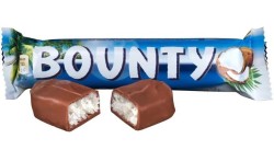 Батончик шоколадный, Bounty (Баунти) 55 г