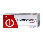Нимесулид, таблетки 100 мг 20 шт