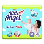 Подгузники-трусики детские, Little Angel (Литтл Энджел) 7-11 кг р. 3 M 28 шт Премьер