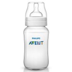 Бутылочка для кормления, Avent (Авент) 330 мл №1 SCF566/17 Классик+ соска с переменным потоком с 3 мес